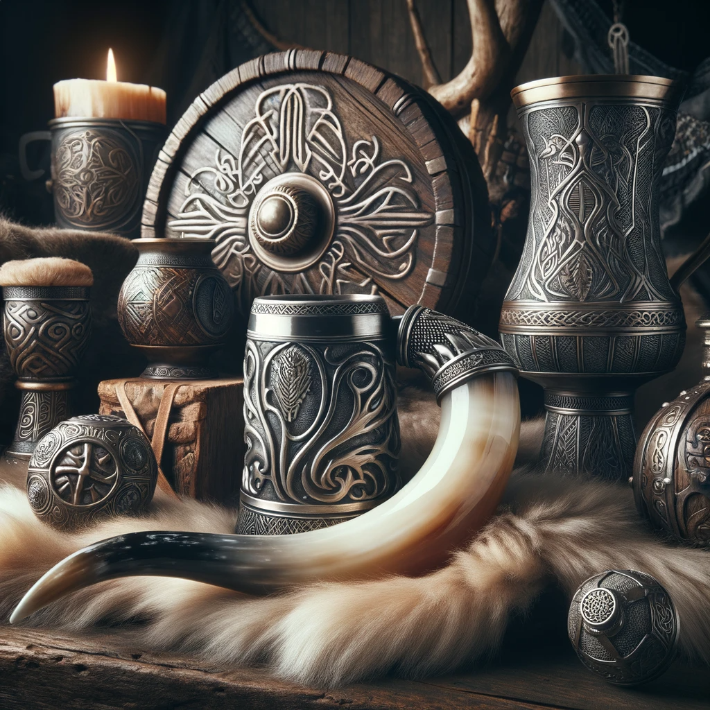 Norse-Inspired Drinkware