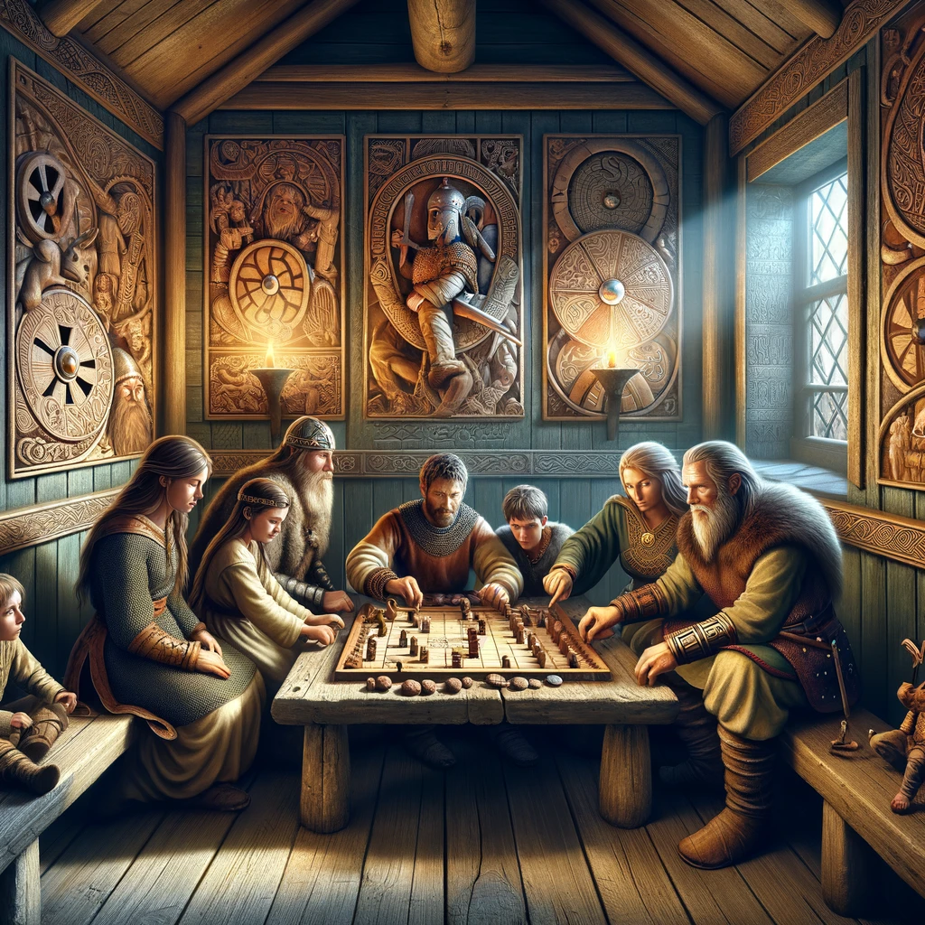 Viking Games in Literature and Art