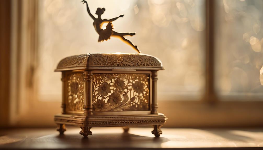 handcrafted music box details